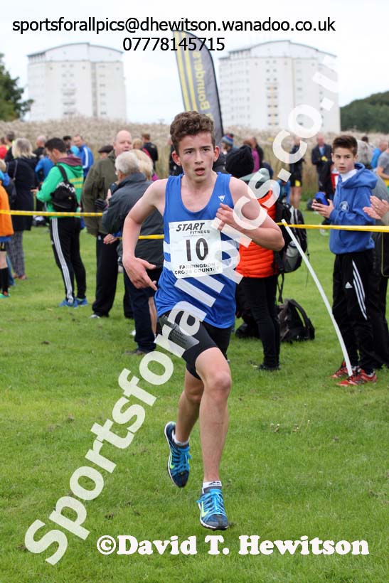 Under-15s Sunderland Harriers Open Cross Country. Photo: David T. Hewitson/Sports for All Pics